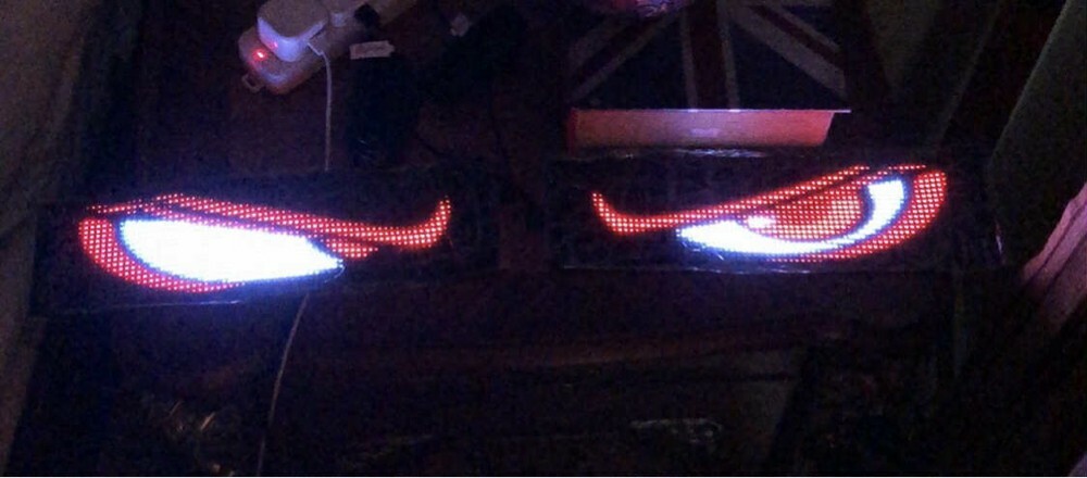 Eye Car Sign Animation LED - 2