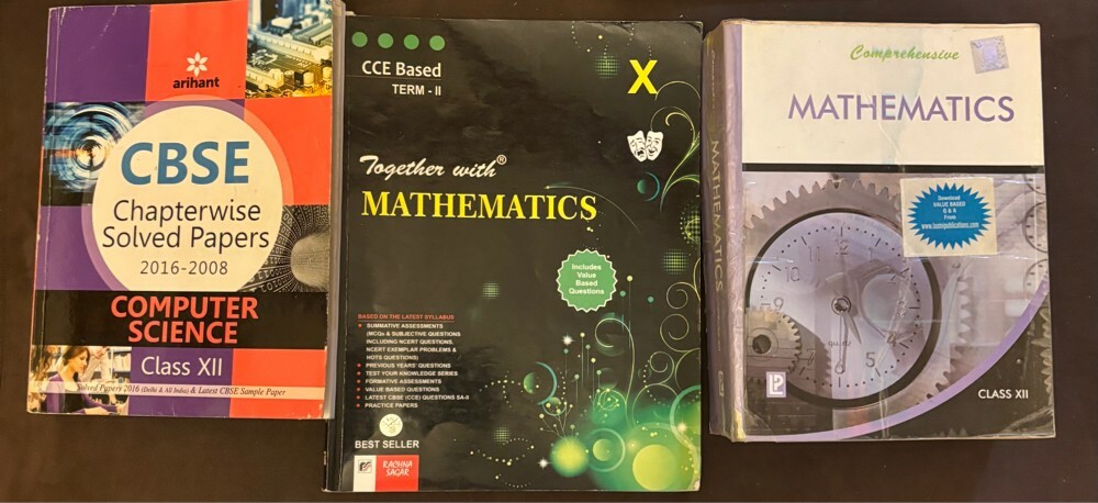 Story books, computer books , GRE - 4