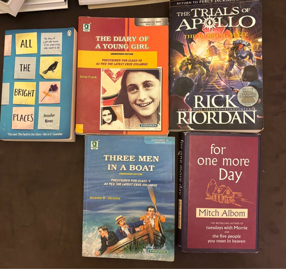 Story books, computer books , GRE - 6