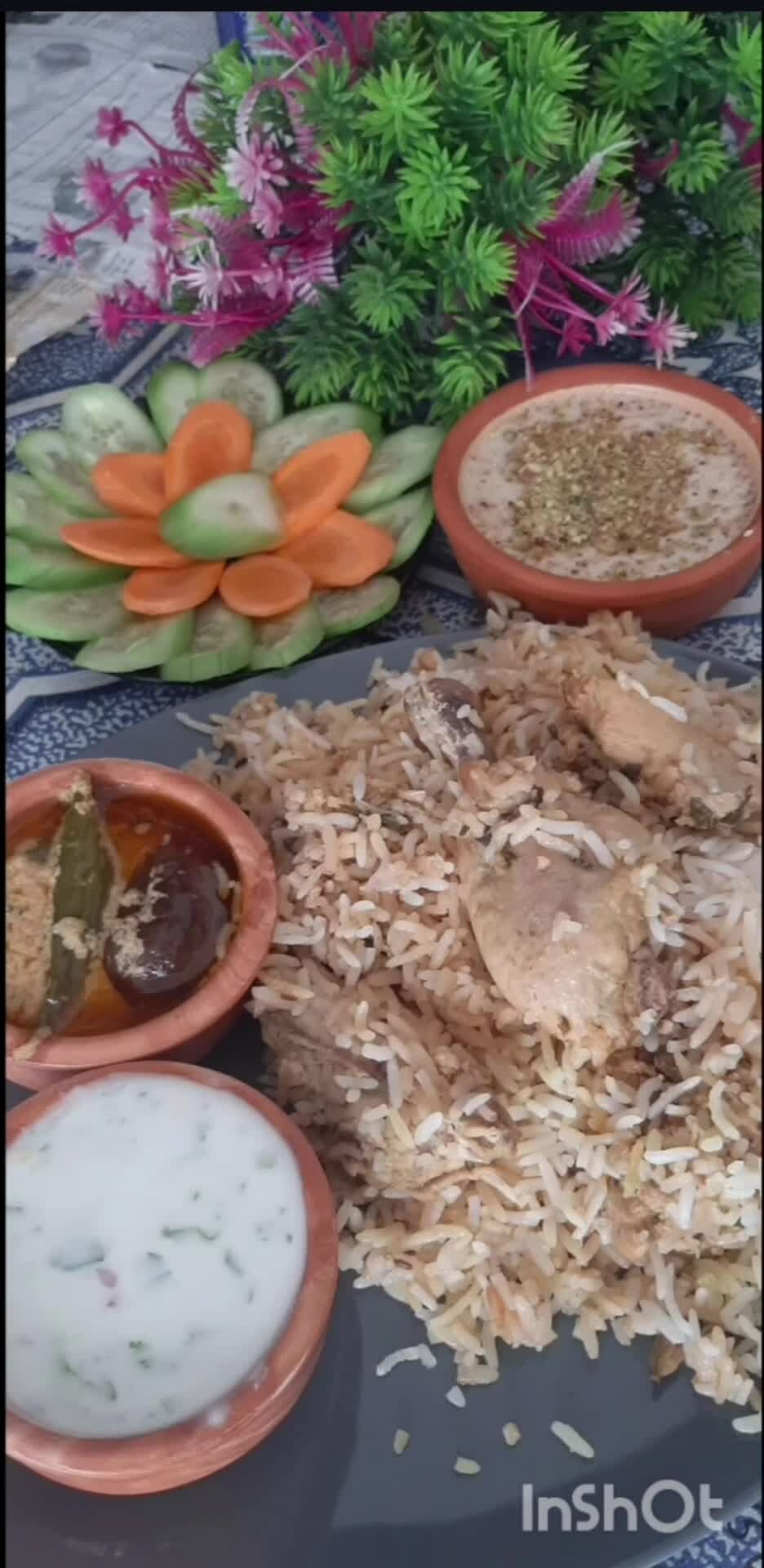 hyderabadi chicken biryani - 1