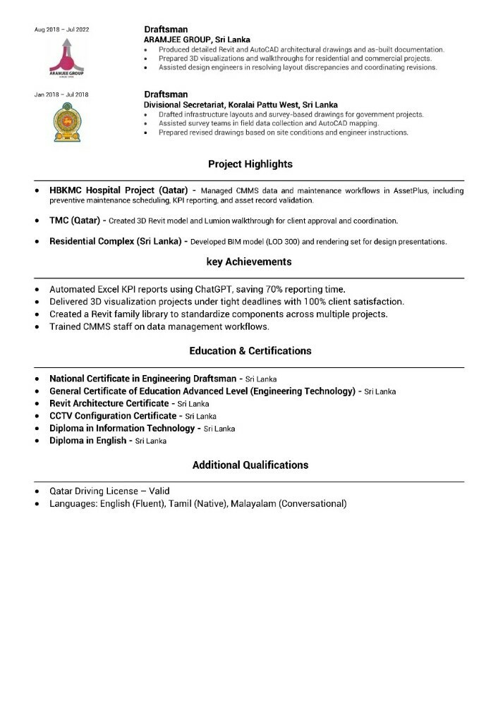 BIM Modeler / Architectural Draft - 3