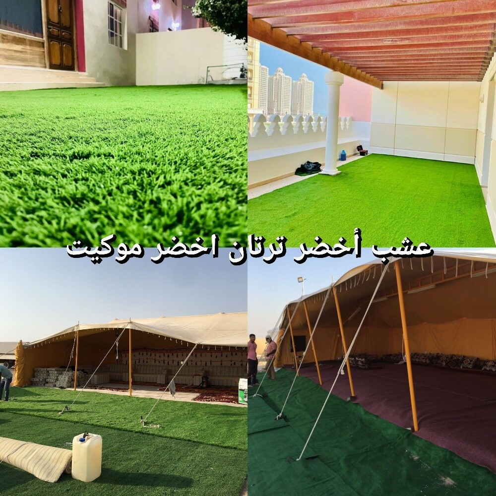 العشب الأخضر، السجاد الأخضر، السج - 5