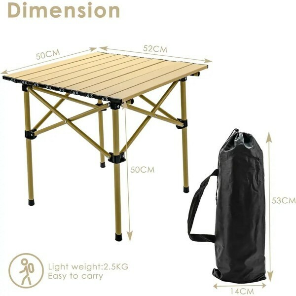 Toby Foldable Camping Table - 3