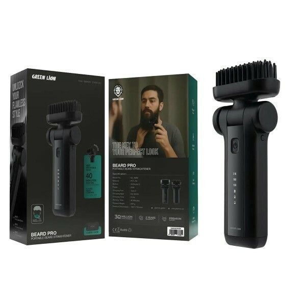 Green Lion Beard Comb - 1