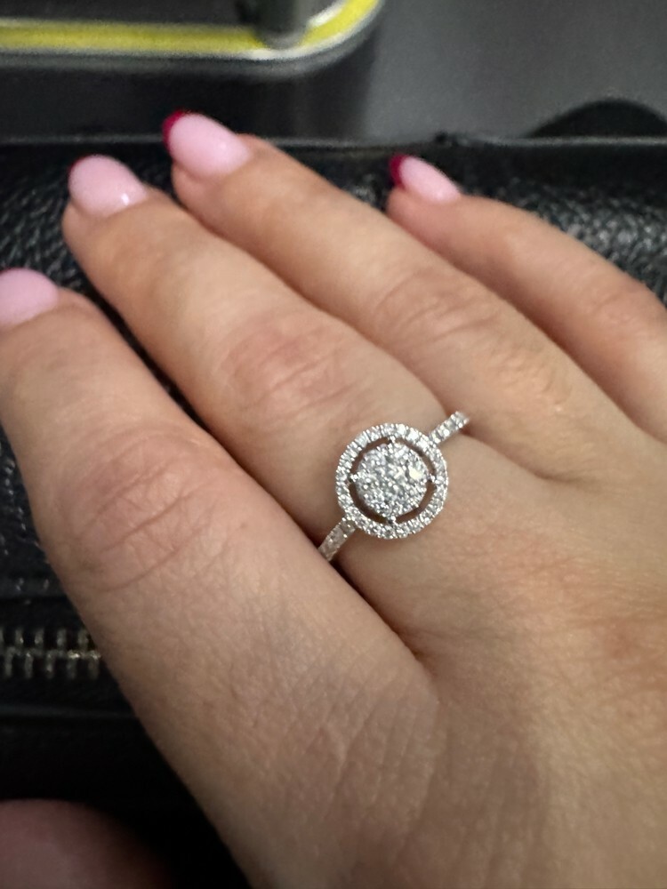 18 karat white gold for sale - 1