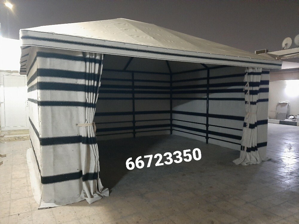 خيمة بيت شعر حديدية عادية - 1