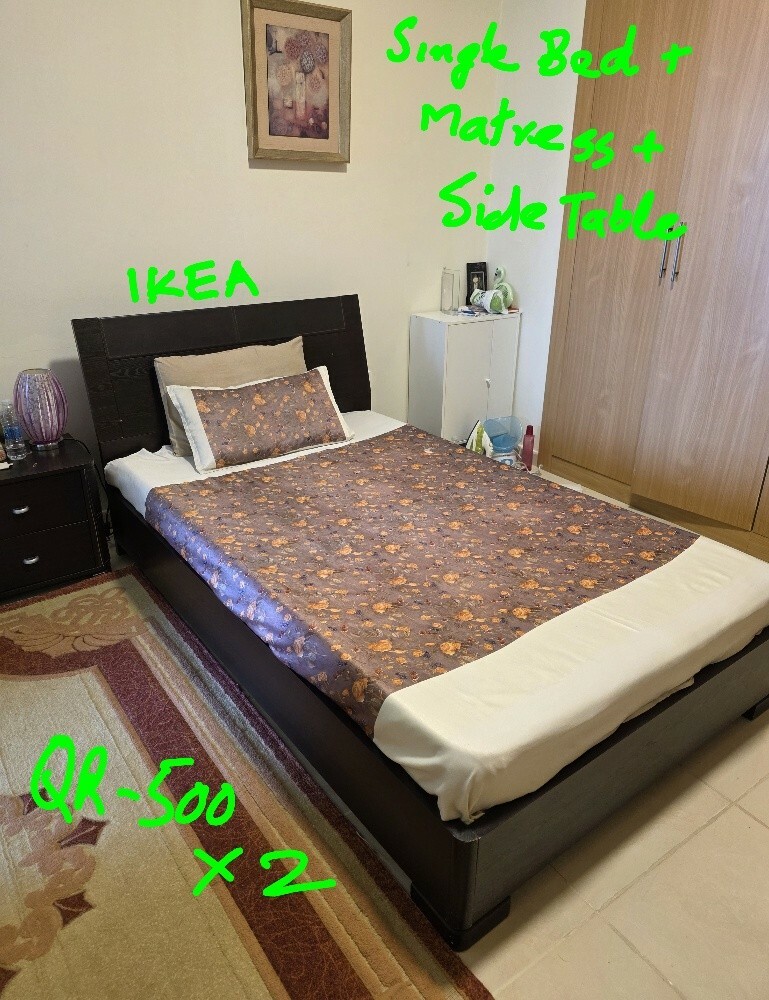 IKEA brand two Single beds - wood - 1