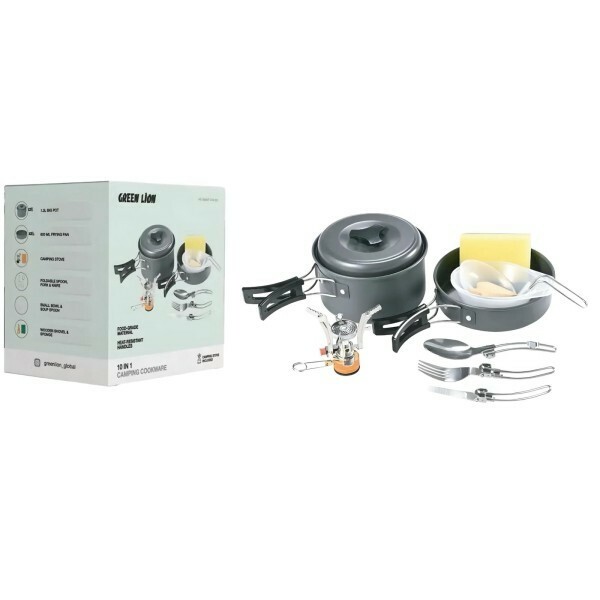Green Lion10-in-1Camping Cookware - 1