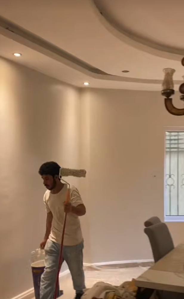 I work with wall paper pint gypsu - 11