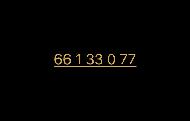 Number for sale - 1