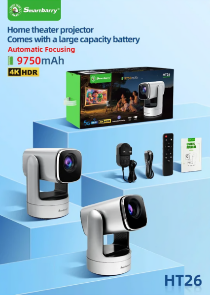 Smartbarry HT26 Home Projector - 3