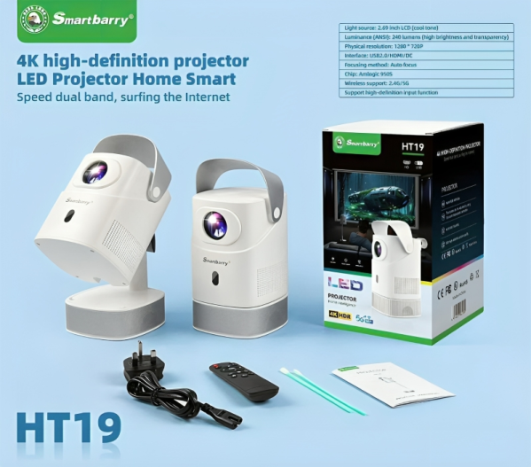 Smartbarry HT19 Home Projector - 4