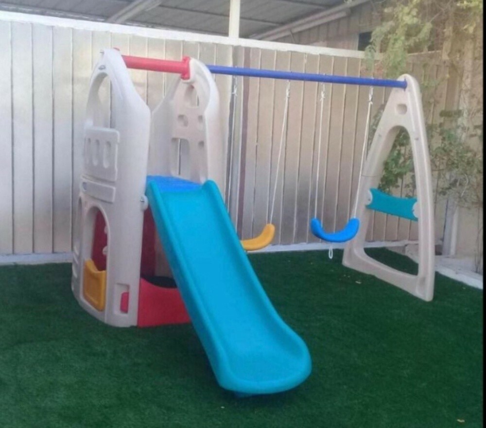 مراجيح مع زحلاقيه اطفال - 3