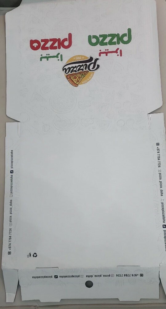 Paper pizza box and paper hamburg - 2