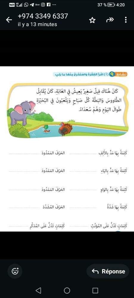 معلمة اختصاص لغة عربية - 1