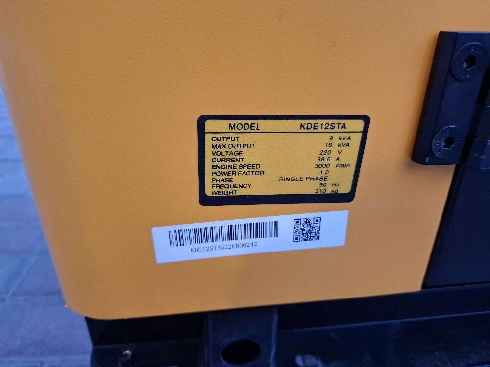 KAMA KDE 12ST(KAMA)10KVA 220VOLT - 5