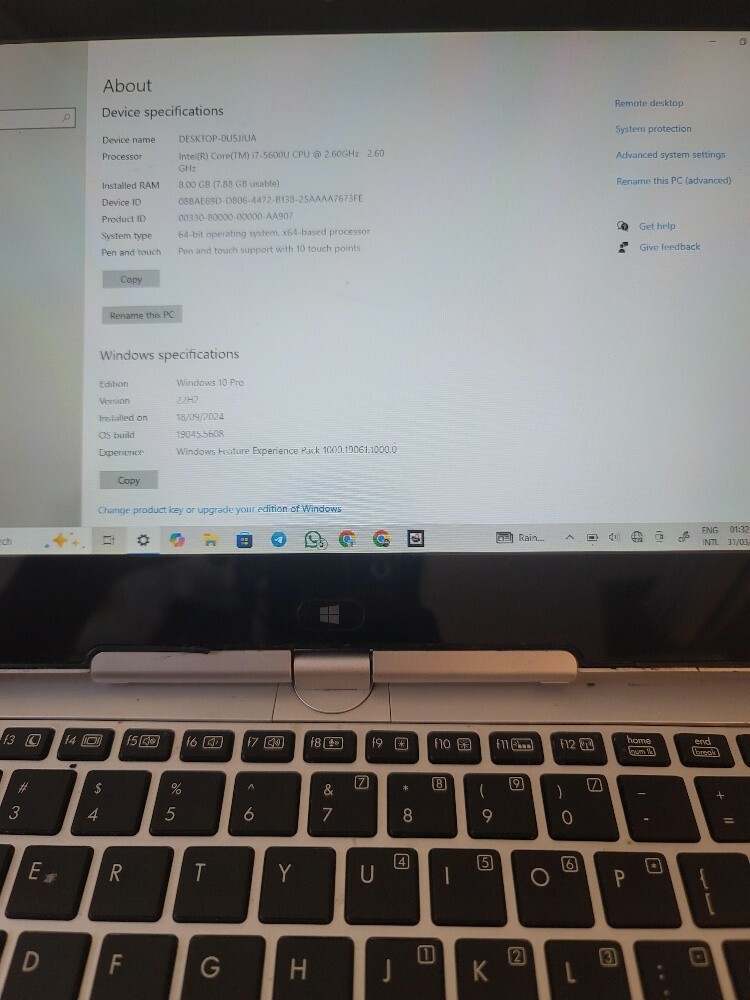 HP Elitebook Revolve i7 - 5