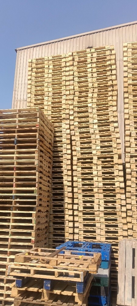 طبليات خشب وبلاستيك مستعملة - 4