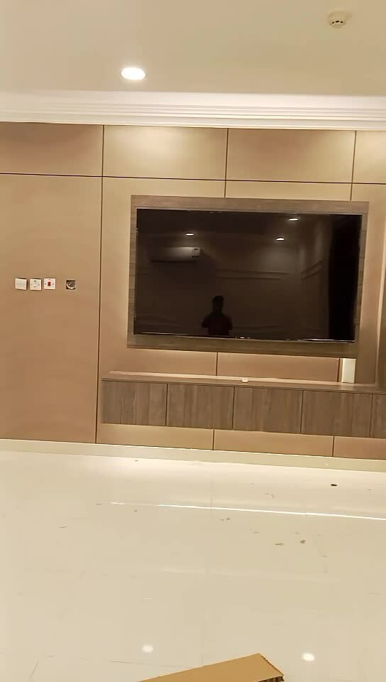 Qatar TV Decor Cabinet Making - 1