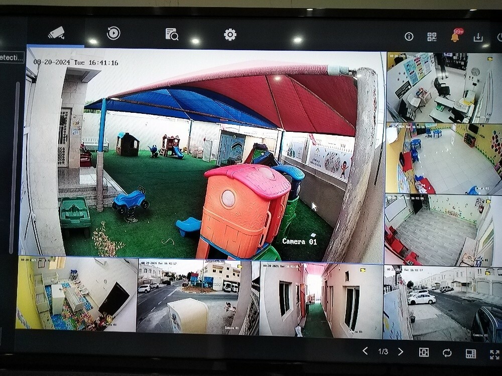 we are provided security camera - 1