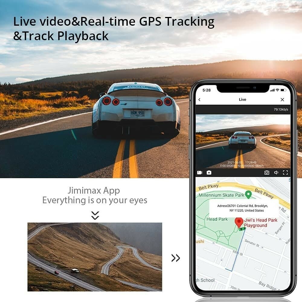 4G dash cam jimi jc400p - 7