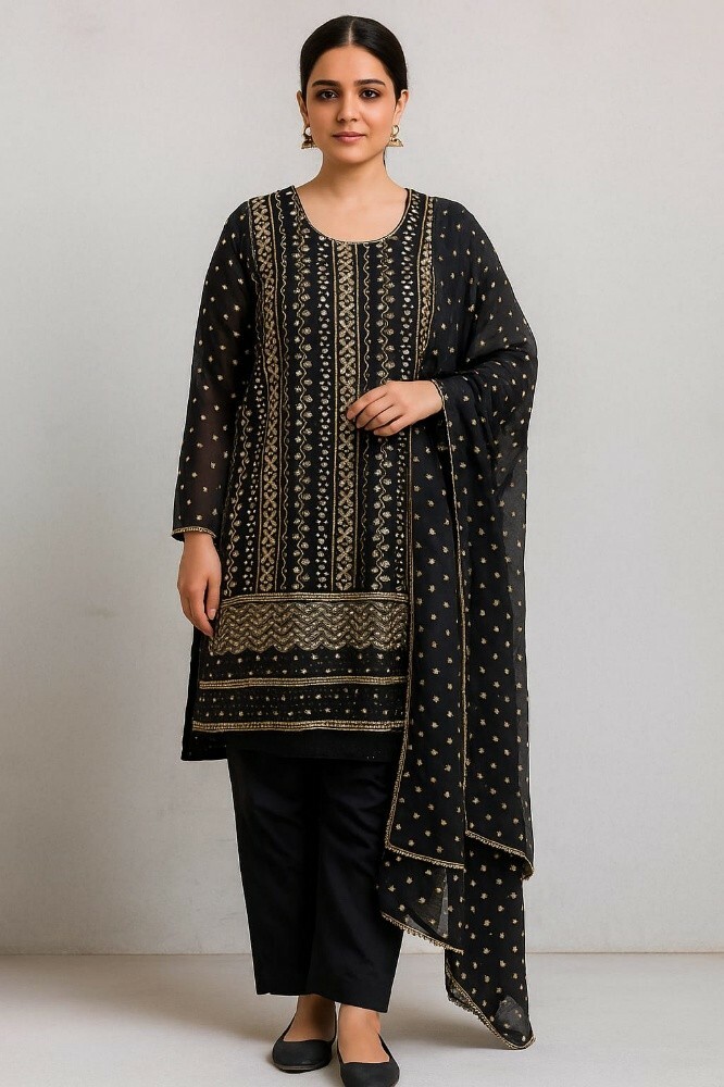 chiffon dress - 2
