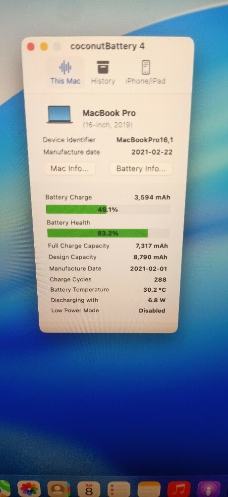 Macbook Pro A2141 2019 End 16inch - 5