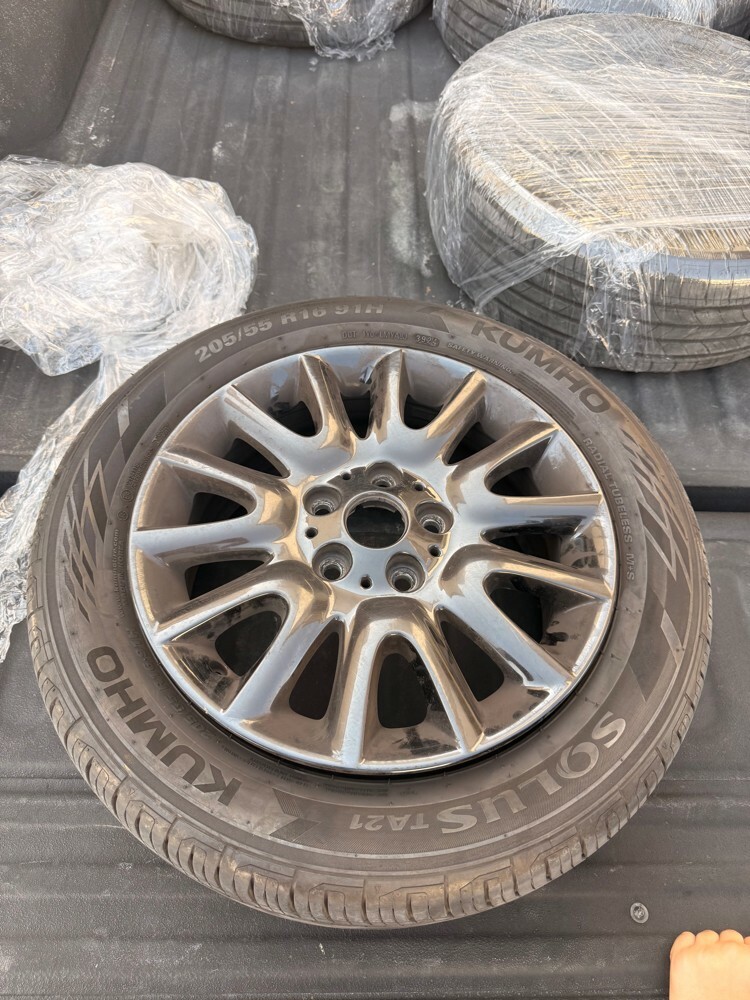 FOUR MINI copper Tyre with Rim - 3