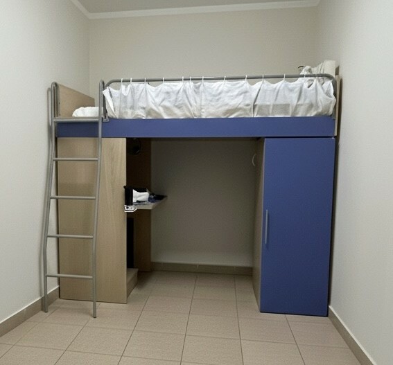 bed with desk - 1