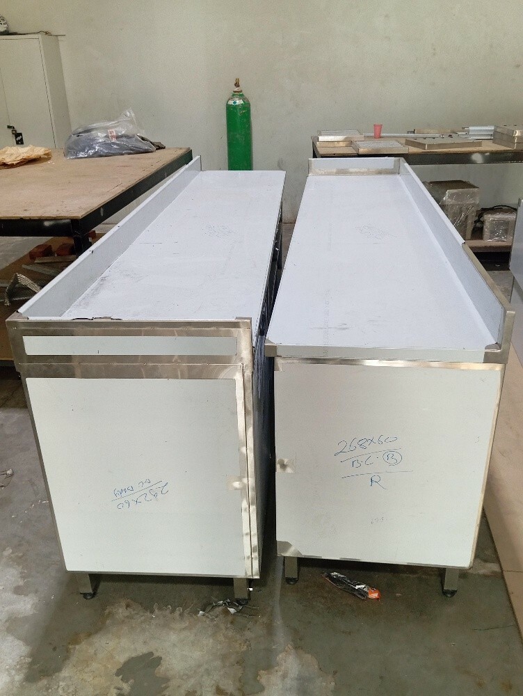 SS Up & Down Cabinet 1 Mtr Set - 10
