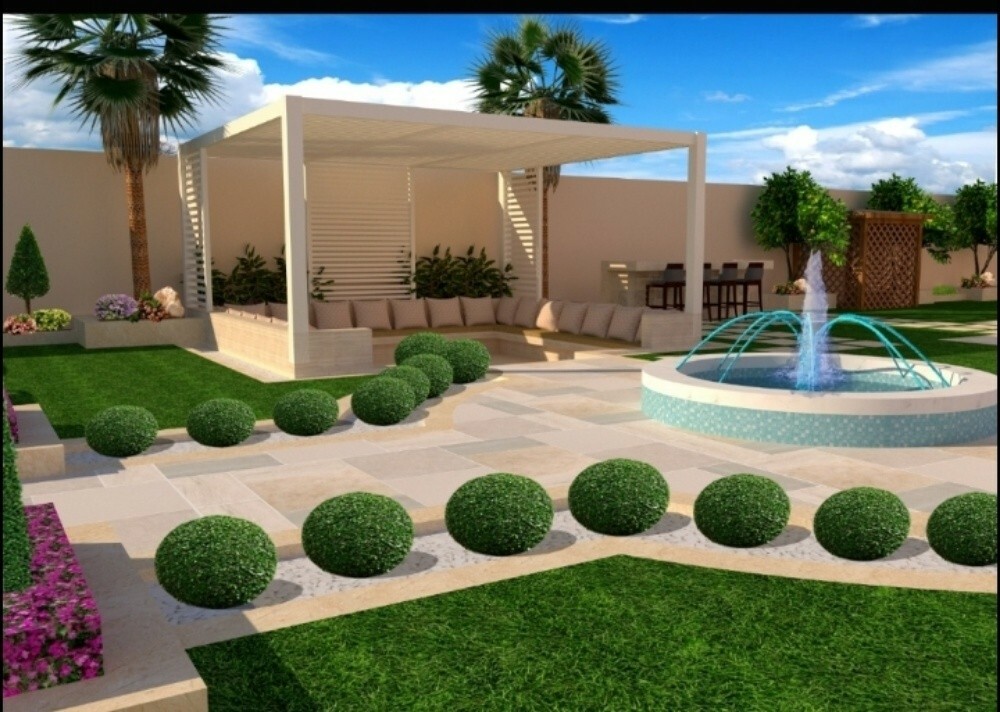 تصميم وتنفيذ الحدائق العامه والخا - 9