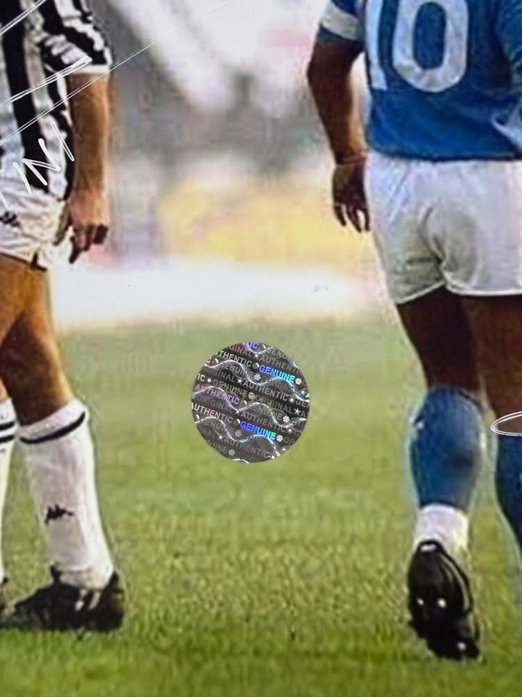 Maradona & Platini Signed Photo - 3