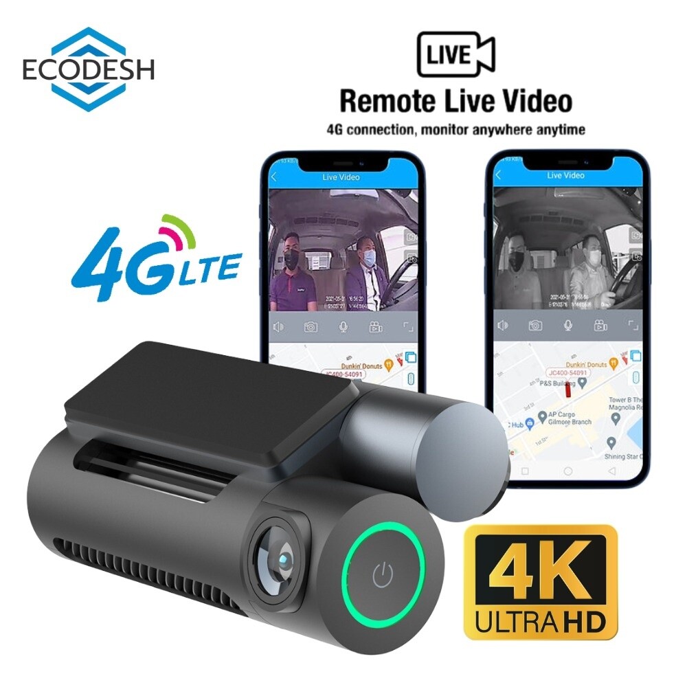 4G car dashcam 4k three Len's - 5