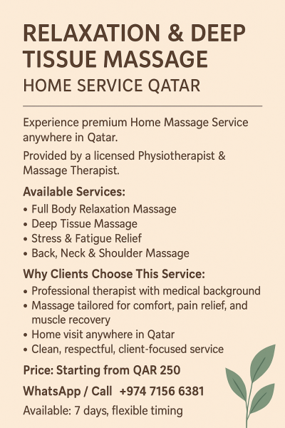 Relaxation & Deep tissue Massage - 1