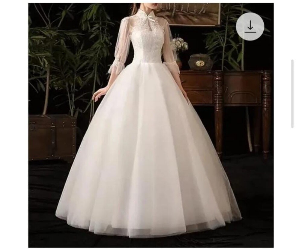 Brand new wedding dress for rent - 4