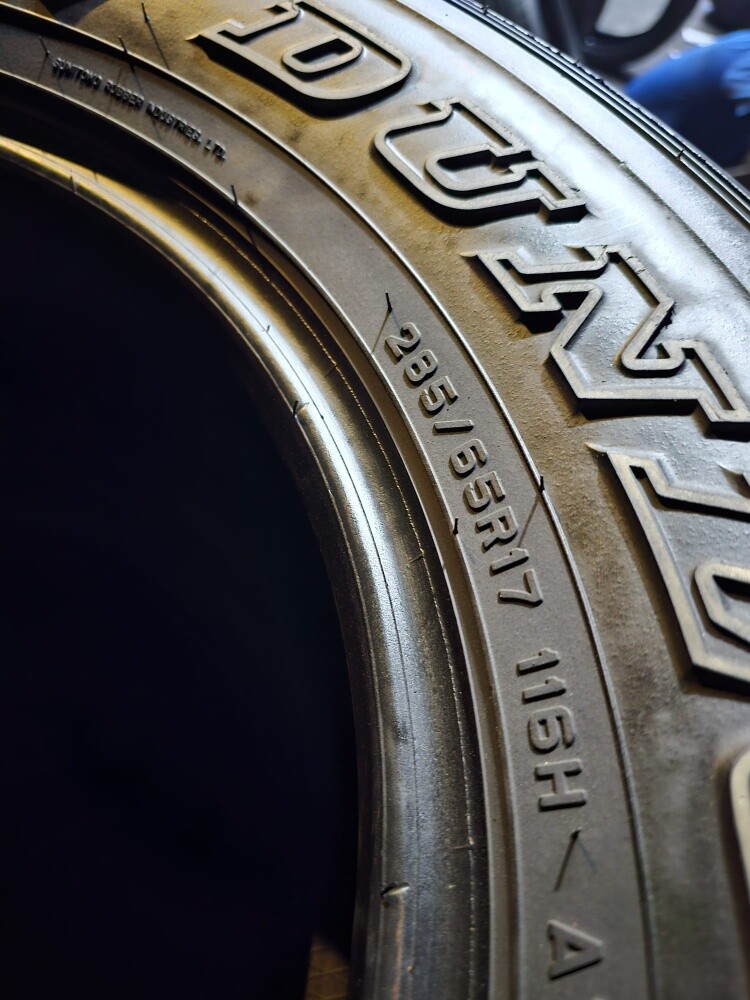 285-65-17,,, Dunlop brand - 5