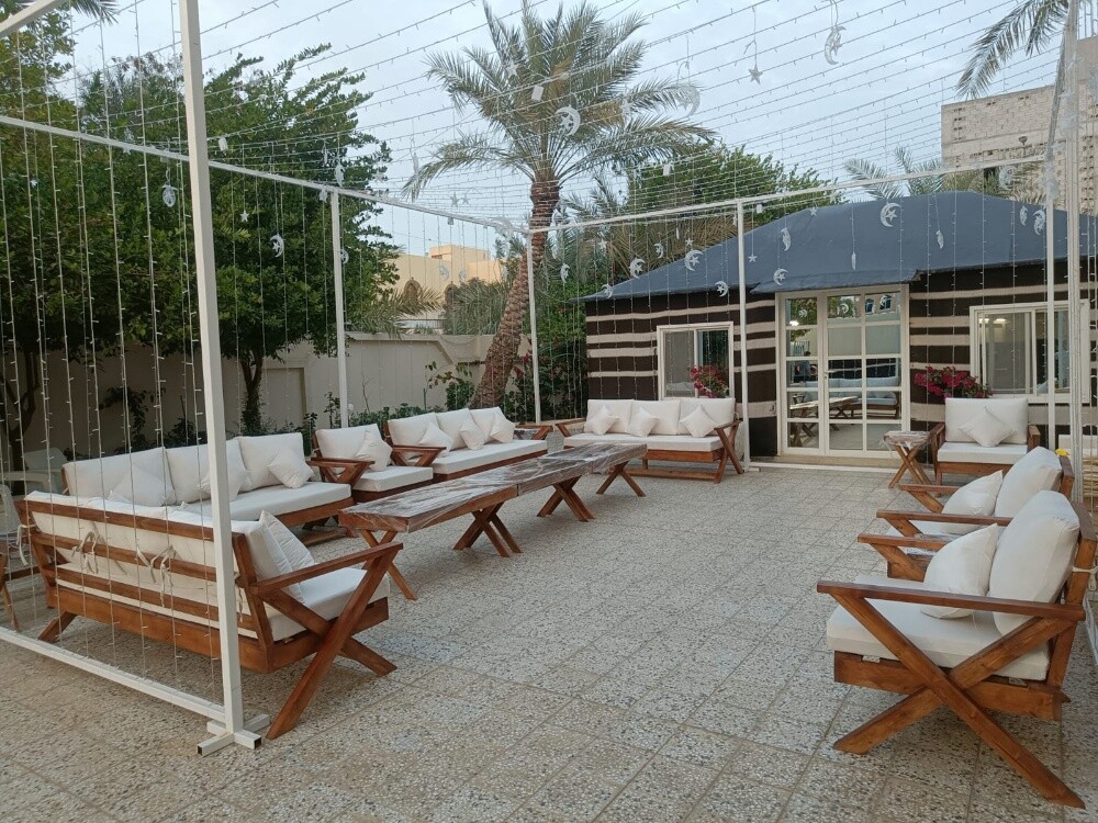 كراسي خشب خارجيه توصيل فوري - 8