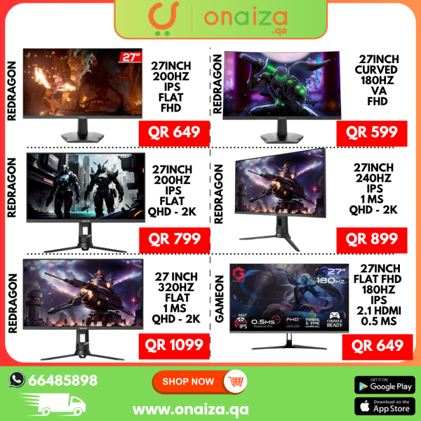Gaming falt Monitor 27inch 2400HZ - 8