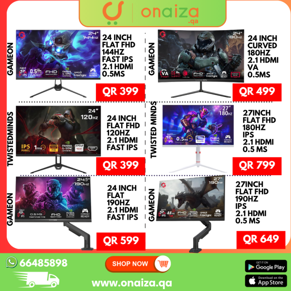 Gaming falt Monitor 27inch 2400HZ - 7