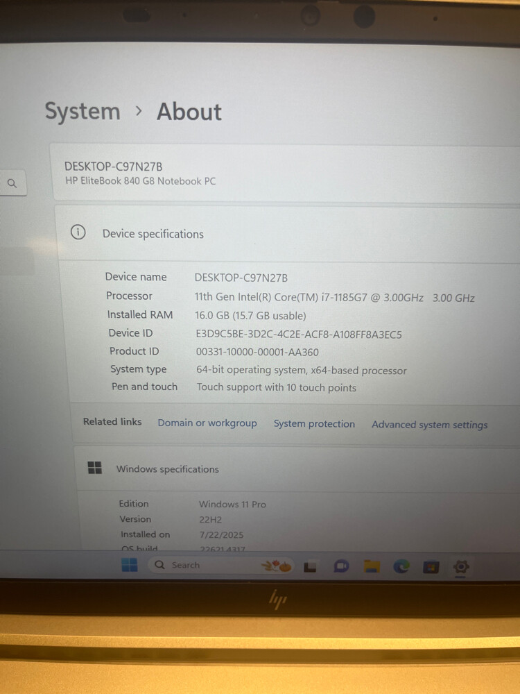HP EliteBook 840 G8 Notebook PC - 5