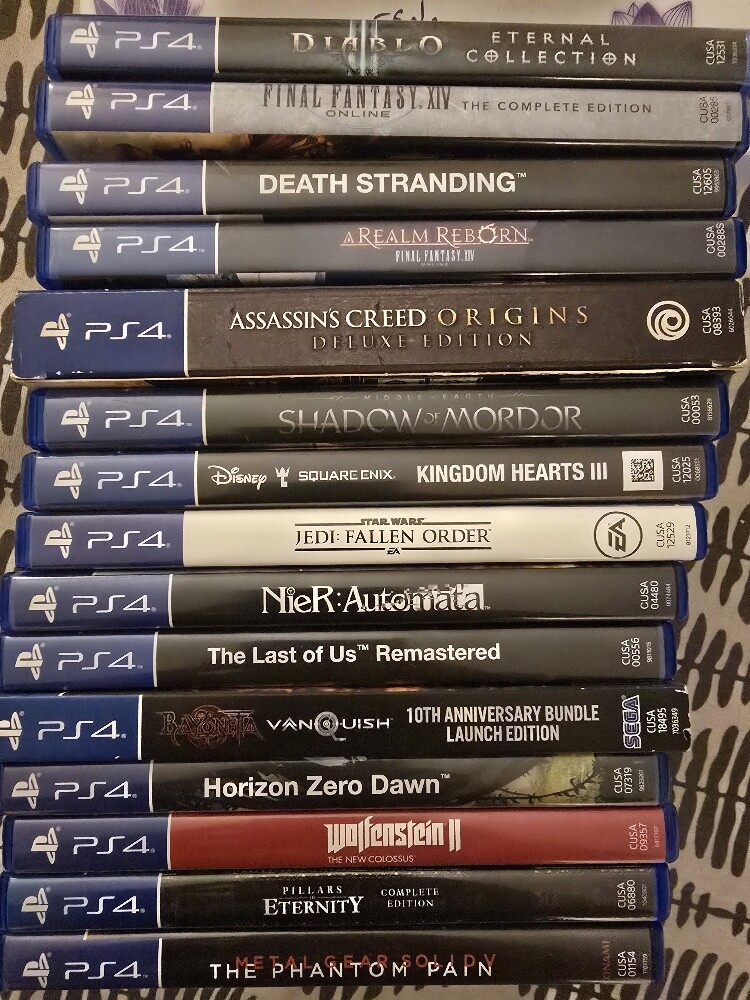 15 PS4 Games,-Never Used - 1