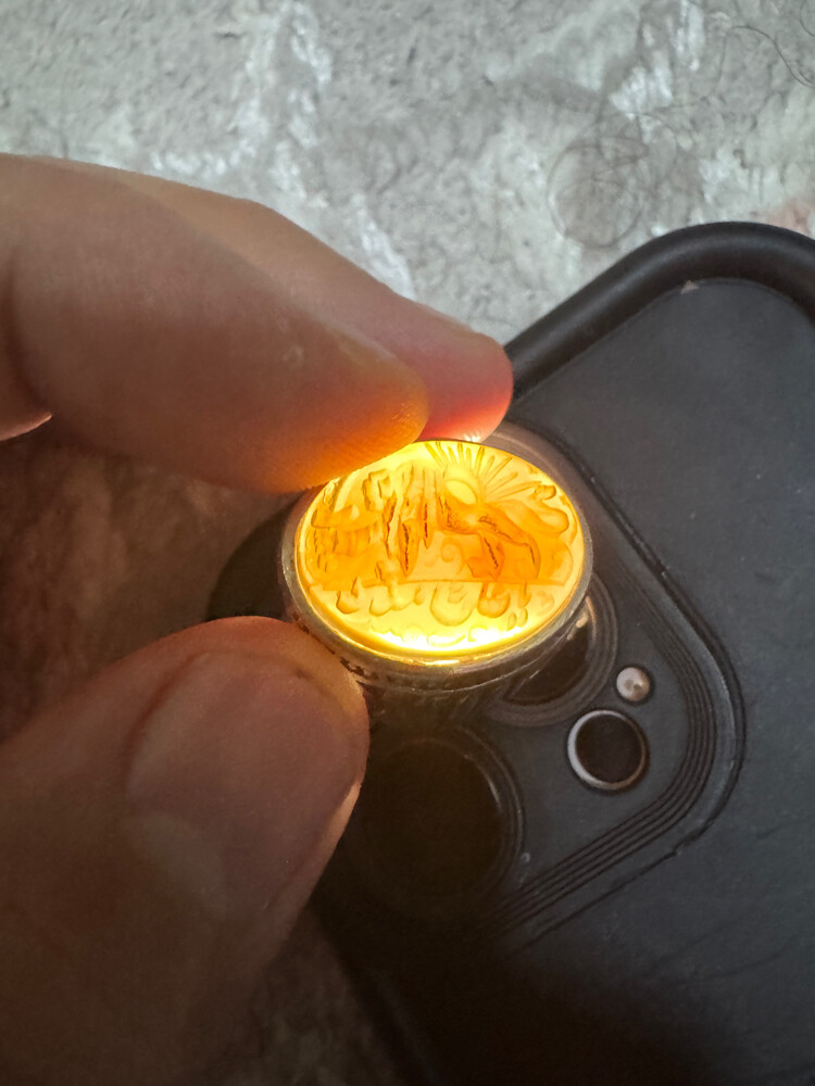 ring yemani agate - 1