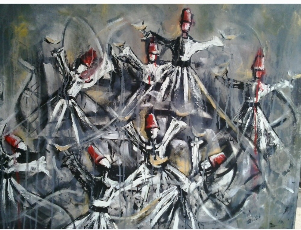 artiste painting fatima - 7