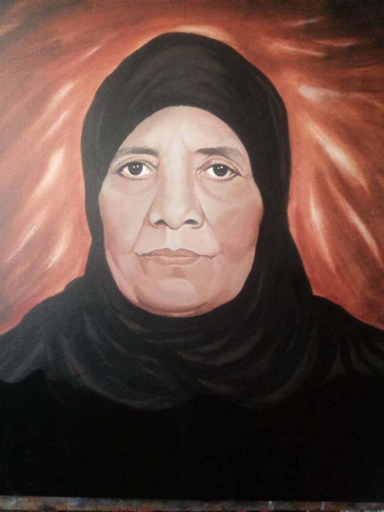 artiste painting fatima - 9