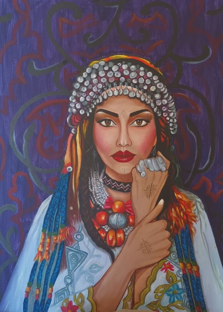 artiste painting fatima - 4