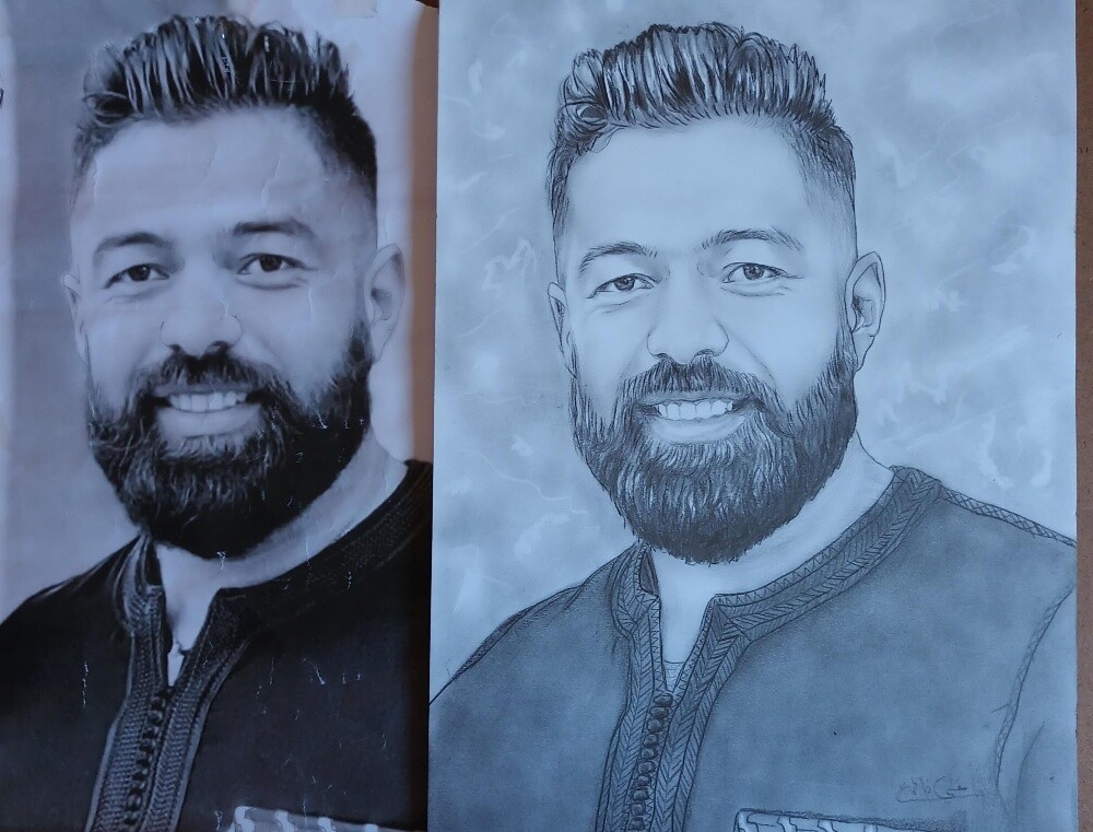 artiste painting fatima - 2