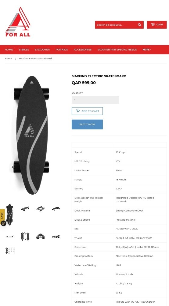 electric skateboard - 3