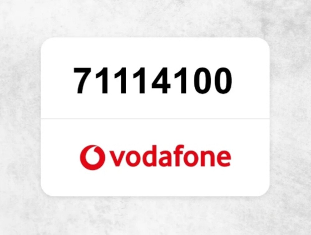 Vodafone number - 1