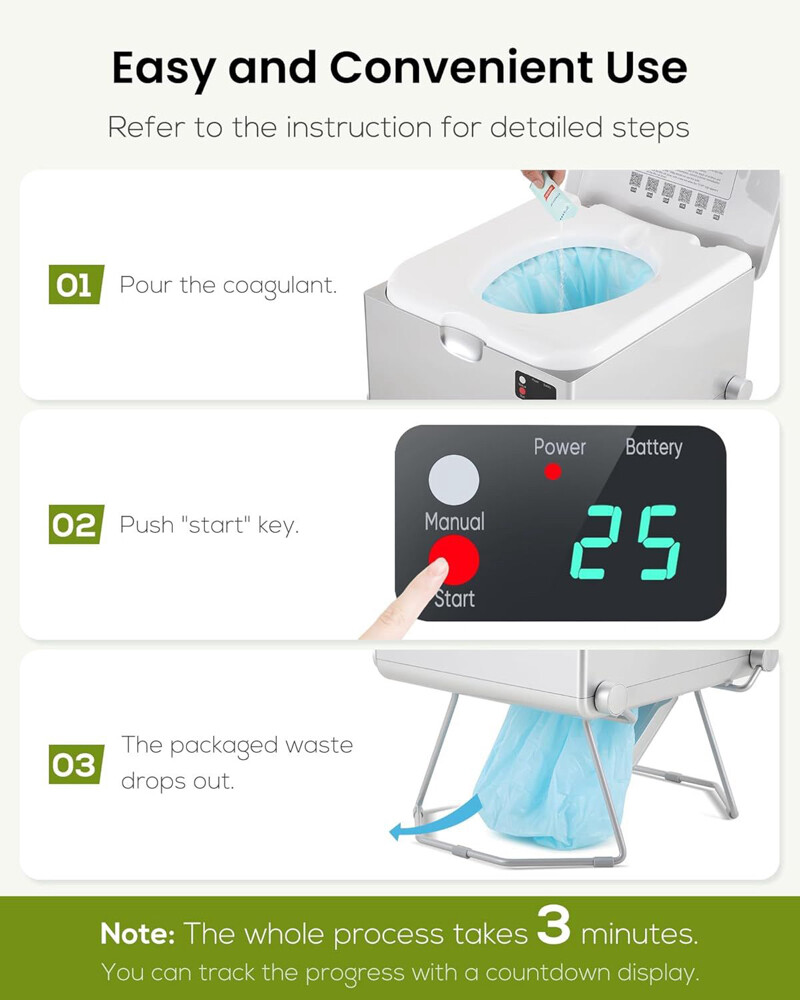 Camping Portable Toilet Waterfree - 7