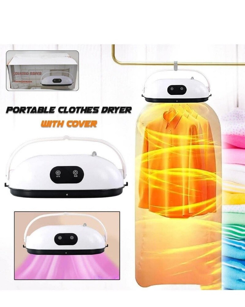 Portable Clothes Dryer With Cover - 1